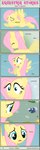 apple bandage bandaged_horn black_border border cloud concern cutie_mark dialogue duo eyes_closed feathered_wings feathers female feral food fruit horn looking_back offscreen_character outside plant ponyville text wide_eyed wings yellow_body yellow_feathers yellow_wings estories friendship_is_magic hasbro my_little_pony mythology fluttershy_(mlp) silverlay_(estories) equid equine mammal mythological_creature mythological_equine pegasus unicorn absurd_res comic english_text hi_res url