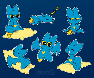 :3 :> amputee anthro big_butt biped blue_background blue_body bodily_fluids butt butt_from_the_front disability dripping_pussy drooling ejaculation female genital_fluids genitals grinding heart_(marking) hug hugging_object hugging_pillow looking_aside looking_at_viewer markings masturbation open_mouth open_smile pegleg pillow pillow_humping plump_labia saliva simple_background sleeping smile smug_face solo sound_effects stained_pillow vaginal_fluids vaginal_squirting vowelless vowelless_sound_effect vulva wings yellow_sclera young young_anthro young_female zzz pincoosh cartoon_network mao_mao:_heroes_of_pure_heart adorabat bat mammal 6:5 digital_media_(artwork) multiple_images signature sketch_page
