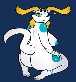 anthro areola big_butt big_tail blonde_eyebrows blonde_hair blue_eyes breasts butt claws eyebrows female hair huge_tail looking_at_viewer looking_back nipples nude nude_female one_eye_closed sagging_breasts side_boob sitting solo star tail toe_claws wink winking_at_viewer yellow_eyes turismoturbo mythology aijou dragon jou mythological_creature mythological_scalie scalie 2017 alpha_channel colored digital_drawing_(artwork) digital_media_(artwork) hi_res unavailable_at_source