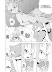 ambiguous_gender animal_genitalia animal_penis balls blastoise blush bodily_fluids canine_genitalia canine_penis comic covering covering_face cum cum_on_face cum_on_own_face cum_on_self dialogue duo eeveelution embarrassed english_text feral generation_1_pokemon generation_4_pokemon genital_fluids genitals hi_res humor knot leafeon male monochrome nintendo penis pokemon pokemon_(species) reptile scalie shell text yamatokuroko965