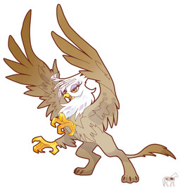 beak brown_body brown_feathers brown_fur eyeshadow feathers female feral fur half-closed_eyes makeup narrowed_eyes open_beak open_mouth purple_eyeshadow quadruped simple_background solo standing tongue tongue_out white_body white_feathers yellow_eyes yakiudon99 friendship_is_magic hasbro my_little_pony mythology gilda_(mlp) avian gryphon mythological_avian mythological_creature 2015 absurd_res hi_res