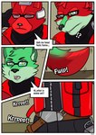 77chaos77 clothing collar costume david-967 death eyewear foxlightning(artist) glasses identity possession short takeover transformation rex_equinox foxlightning absurd_res comic hi_res