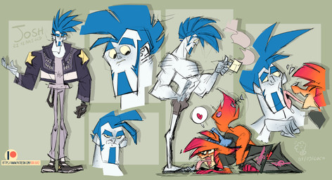 anthro big_bulge boots bulge butt clothing duo feet female foot_fetish footwear licking male male/female shoes tongue tongue_out oddjuice josh_(oddjuice) willy_(oddjuice) canid canine fox human humanoid mammal absurd_res hi_res