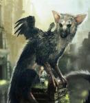 black_body black_eyes black_feathers clothed clothing detailed_background duo feathered_wings feathers feral sitting standing wings nukerooster japan_studio_(game_developer) mythology sony_corporation sony_interactive_entertainment the_last_guardian the_boy_(the_last_guardian) trico_(the_last_guardian) avian chimera felid feline gryphon human hybrid mammal mythological_avian mythological_creature trico_(species) hi_res