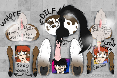 acne adam's_apple animal_feet animal_genitalia animal_penis animal_vulva antlers anus balls beard big_balls big_butt big_penis bisexual_pride_colors black_body black_clothing black_fur black_hair black_hooves black_lipstick black_nose black_shirt black_tail black_topwear body_writing bra_strap braces brown_body brown_fur buckteeth butt cervine_genitalia cervine_penis cervine_vulva clothing cloven_hooves collarbone curly_hair deer_ears deer_nose degradation dewclaw dewclaw_hooves dirty_fur equine_anus equine_genitalia equine_penis erection eyeshadow eyewear facial_hair feet female fluffy fluffy_tail freckled_face freckles fur fuzzy_balls genitals glasses glory_hole glory_wall goatee group hair hair_over_eye hair_over_eyes half-closed_eyes hooves horn horse_tail huge_penis humanoid_ears humanoid_face humanoid_nose lgbt_pride lips lipstick long_hair looking_at_viewer makeup male male/female male/male mature_male medial_ring multicolored_body multicolored_fur multicolored_penis musk musky_anus musky_balls musky_butt musky_penis musky_vulva mustache narrowed_eyes nude omnisexual_pride_colors orange_hair penis perineum pink_anus pink_penis pink_vulva portrait_(object) pride_color_flag pride_colors scut_tail sheath shirt short_hair short_tail smegma smegma_on_penis smile sweater tail tan_body tan_fur teeth text through_wall tile tile_wall topwear trio vulva wall_(structure) wearing_glasses white_body white_fur white_skin yellow_clothing yellow_sweater yellow_topwear willowshroom european_mythology greek_mythology mythology alfred_tanner_bergmann animal_humanoid centaur cervine cervine_humanoid clydesdale deer deer_humanoid draft_horse equid equid_humanoid equid_taur equine equine_humanoid horse horse_humanoid humanoid humanoid_taur hybrid mammal mammal_humanoid mammal_taur new_world_deer satyr taur white-tailed_deer absurd_res colored digital_drawing_(artwork) digital_media_(artwork) english_text hi_res ibispaint_(artwork) signature