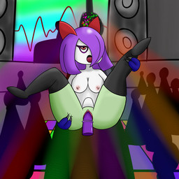 alternative_fashion anthro big_penis breasts claws clothing female footwear genitals goth hair male male/female nightclub nipples party penetration penis purple_hair sex socks vaginal vaginal_penetration vulva cindy_(trunko) nintendo pokemon generation_3_pokemon kirlia pokemon_(species) 1:1 hi_res