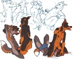 2013 animal_genitalia balls black_nose blush breasts brown_fur bulge canine canine_penis cross_fox cunnilingus dashwood doberman docked_tail dog erection eyes_closed female foreplay fox foxjump fur handjob interspecies jenette knot licking male mammal matuska multi_nipple navel nipples nude open_mouth oral oral_sex penetration penis pussy red_fox sex straight tongue vaginal vaginal_penetration
Rating: Explicit
Score: 24
User: houseboat
Date: August 09, 2013