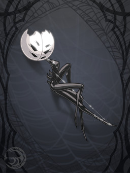 4_legs 6_eyes anthro arthropod_webbing bdsm black_body bondage bound eyelashes featureless_chest female glistening glistening_body light_bondage long_neck looking_at_viewer multi_eye seductive segmented_body slim_female small_waist solo spider_web spikes spikes_(anatomy) wide_chest eidel-elias-weise hollow_knight:_silksong hollow_knight_(franchise) team_cherry arachnid arthropod spider weaver_(hollow_knight) 2026 3:4 absurd_res hi_res