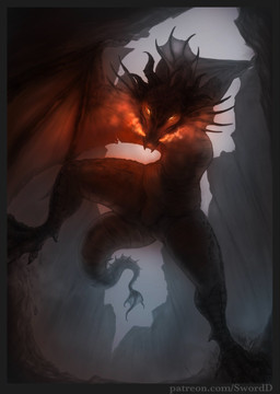 dark_lighting female feral fire genitals glowing glowing_eyes large_female low-angle_view solo vulva worm's-eye_view sword_draws european_mythology microsoft mythology the_elder_scrolls drakeena_(legend0fjan) dragon mythological_creature mythological_scalie scalie western_dragon wyvern hi_res