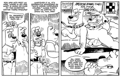 anthro anthro_on_anthro ball_grab balls bdsm beard belt beverage bottomwear cargo_shorts closed_smile clothed clothing collar collar_only competition cross-eyed dialogue dog_show drinking_straw ear_piercing eyewear facial_hair gem genitals glasses group humanoid_genitalia humanoid_penis hypnosis ice jacket leash male male/male mature_male mind_control mouth_closed mustache nude paws penis petplay piercing questionable_consent raised_paw ringed_eyes roleplay shadow shirt shocked shorts sign smile smirk soda spiral submissive submissive_male tail tail_grab text tongue tongue_out topwear trio voyeur wearing_glasses billy_fore kon_shearo marlon_martin marty_martin bird_dog canid canine canis domestic_dog golden_retriever hunting_dog labrador mammal retriever absurd_res comic english_text hatching_(art) hi_res shaded father_(lore) father_and_child_(lore) father_and_son_(lore) incestuous_voyeur_(lore) parent_(lore) parent_and_child_(lore) parent_and_son_(lore) son_(lore)