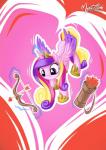 2014 <3 arrow bow bow_(weapon) crown equine female feral friendship_is_magic glowing gold hair horn horse levitation magic mammal multi-colored_hair my_little_pony mysticalpha pony princess_cadance_(mlp) purple_eyes ranged_weapon solo weapon winged_unicorn wings
Rating: Safe
Score: 10
User: 2DUK
Date: February 14, 2014