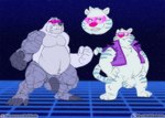 anthro balls belly duo genitals male male/male overweight overweight_anthro overweight_male penis tail wolfblade cartoon_network dc_comics teen_titans teen_titans_(television_series) teen_titans_go! ceelo_bear tiger_(teen_titans_go!) bear felid mammal