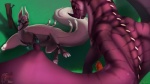 2013 accessories avoid_posting blue_eyes bridle claws dragon duo erection female feral frisky_ferals fur grass horn kasper looming lying male nika orange_eyes penis purple_scales pussy raised_leg scalie sefeiren shadow standing tassels white_fur wings wyvern
Rating: Explicit
Score: 20
User: otterface
Date: August 13, 2013