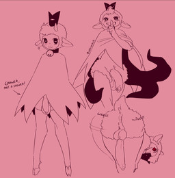 anthro anus backsack balls bell bent_over blush blush_lines bottomless butt cloak cloak_only clothed clothing erection femboy flaccid foreskin fur genitals hat headgear headwear hooves horizontal_pupils horn humanoid_genitalia humanoid_penis long_foreskin looking_at_viewer male motion_lines penis perineum presenting presenting_hindquarters presenting_penis pupils question_mark saggy_balls scut_tail shaking_butt short_tail shush simple_background smile solo standing tail tentacles text urethra wiggle wool_(fur) wool_hair nerunaur cult_of_the_lamb massive_monster_(studio) lamb_(cult_of_the_lamb) red_crown_(cult_of_the_lamb) bovid caprine mammal sheep 2025 digital_drawing_(artwork) digital_media_(artwork) hi_res signature