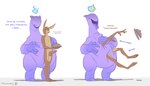 absorption_vore ambiguous_gender anthro duo erection faceless_character male male/male nude pobble questionable_consent servant teasing text vore plumlucky demon goo_creature lagomorph leporid mammal rabbit digital_media_(artwork)