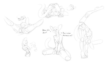 anthro big_ears breasts female flexible long_neck nipples nude nude_anthro nude_female posing_nude skinny small_breasts solo tall text reakuthecrate zest_(reakuthecrate) felid feline mammal serval 5:3 english_text hi_res monochrome
