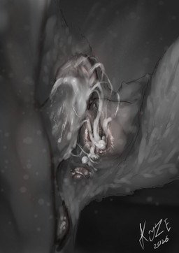 anatomically_correct anatomically_correct_genitalia anatomically_correct_vulva animal_genitalia animal_vulva bestiality bodily_fluids canine_genitalia canine_vulva cum cum_inside duo female feral feral_penetrated gaping gaping_vagina genital_fluids genitals human_on_feral human_penetrating human_penetrating_feral humanoid_genitalia humanoid_penis interspecies leaking_cum male male/female nipples penetration penis precum pull_out sex simple_background vulva el_kyze canid canine canis domestic_dog human mammal greyscale hi_res monochrome