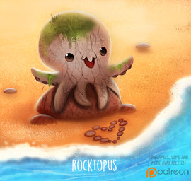 ambiguous_gender beach brown_eyes feral heart_symbol humor moss open_mouth outside plant pun rock sand seaside solo tentacles visual_pun piper_thibodeau aquatic cephalopod coleoid mollusk octopodiform octopus digital_media_(artwork) digital_painting_(artwork) painting_(artwork)
