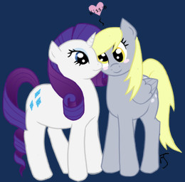 amber_eyes blonde_hair blue_eyes blue_eyeshadow cutie_mark duo eyeshadow feathered_wings feathers female feral grey_body grey_feathers hair heart_symbol horn kiss_on_cheek kissing long_hair makeup purple_hair short_hair simple_background tail transparent_background white_body wings the_forbidden_secrets friendship_is_magic hasbro my_little_pony mythology derpy_hooves_(mlp) rarity_(mlp) equid equine mammal mythological_creature mythological_equine pegasus unicorn alpha_channel source_request