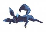 animal_genitalia animal_pussy canine_genitalia canine_pussy female feral genitals presenting pussy red_eyes simple_background solo white_background tentabulge nintendo pokemon milkyway_(kaitii) eeveelution generation_2_pokemon pokemon_(species) umbreon