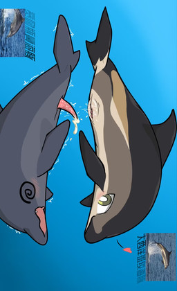 animal_genitalia animal_penis clitoral_winking clitoris duo ejaculation fainting female feral feral_on_feral genitals lagenorhynchus_acutus male male/female penis sex shaking text unconscious underwater underwater_sex underwater_view vulva water 1145_(artist) aquatic bottlenose_dolphin cetacean dolphin mammal oceanic_dolphin toothed_whale chinese_text hi_res