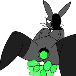 ahegao alternative_fashion anthro black_hair body_hair chest_hair collar crowning egg eggnant female flat_chested fur genitals goth grey_body grey_fur hair hair_over_eye looking_pleasured oviposition pregnant pubes simple_background sitting solo spiked_collar spikes vaginal_oviposition vulva yellow_eyes frutigooner alex_(frutigooner) lagomorph mammal 1:1 2026 digital_media_(artwork) nonbinary_(lore) trans_(lore)