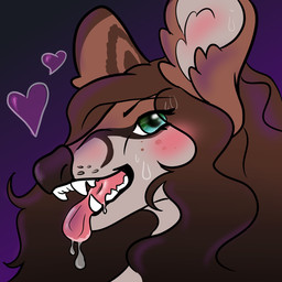 anthro bodily_fluids drooling female fern open_mouth saliva solo mysterymusix american_mythology indigenous_north_american_mythology mythology north_american_mythology deer hybrid mammal wendigo 1:1 hi_res