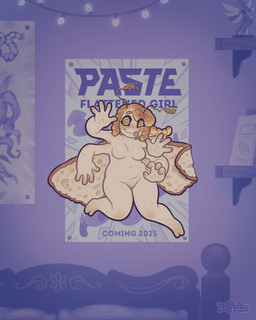 4_arms 4_fingers antennae_(anatomy) anthro bed black_sclera blush breasts featureless_breasts featureless_crotch female fingers flattened food furniture multi_arm multi_limb nude poster_(object) solo spiral spiral_eyes text tongue tongue_out wall_(structure) wheat wings keffotin brie_(doughybrie) arthropod bread_creature food_creature insect lepidopteran moth 2025 4:5 digital_media_(artwork) english_text hi_res