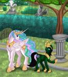 black_hair blue_eyes cutie_mark equine eye_contact female feral friendship_is_magic hair horn horse loki long_hair mammal multi-colored_hair my_little_pony outside pink_eyes pony princess_celestia_(mlp) shinonigga winged_unicorn wings
Rating: Safe
Score: 4
User: Robinebra
Date: February 23, 2014