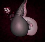 alternate_species anus balls big_butt blush bodily_fluids butt clothing femboy fishnet_clothing genitals humanoidized male not_furry penis presenting solo sweat sweaty_butt thick_thighs what scp_foundation scp-079 digital_creature humanoid hi_res