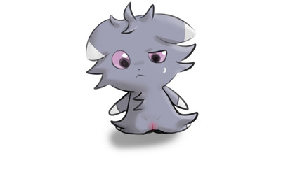 bodily_fluids female feral genitals solo sweat vulva olihai nintendo pokemon espurr generation_6_pokemon pokemon_(species) 16:10 hi_res widescreen