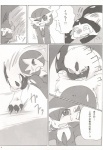 absol absurd_res ambiguous_gender comic feral gardevoir generation_3_pokemon greyscale hi_res japanese_text mammal mawile monochrome nintendo pokemon pokemon_(species) shiratsuki text translation_request