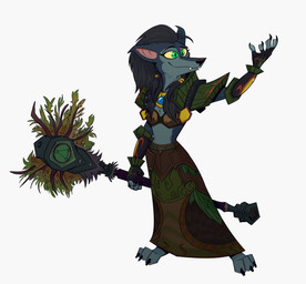 anthro armor black_body black_fur black_hair claws druid fangs female fur green_eyes hair magic_user solo staff teeth tribal_spellcaster lenyavok blizzard_entertainment microsoft warcraft xbox_game_studios hyld_gladstone canid mammal werecanid werecreature worgen absurd_res alternate_version_at_source digital_media_(artwork) hi_res