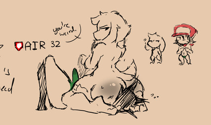 anthro asphyxiation big_butt big_penis black_eyes black_hair blush bodily_fluids butt clothed clothing crossdressing crossdressing_male duo erection erection_under_clothing facesitting female female_anthro femboy fingers_together floppy_ears gameplay_mechanics genital_fluids genitals green_clothing green_panties green_underwear hair hat headgear headwear insulting_partner looking_away looking_down machine male male/female male_humanoid navel nervous nude panties panties_only penis precum precum_through_clothing precum_through_underwear rear_view red_clothing red_hat red_headwear red_scarf scarf scut_tail short_tail simple_background sitting_on_another snout speech_bubble tail text thick_thighs topless underwear underwear_only wet wet_clothing yukikomori cave_story quote_(cave_story) sue_sakamoto humanoid lagomorph mammal mimiga robot robot_humanoid 2025 english_text