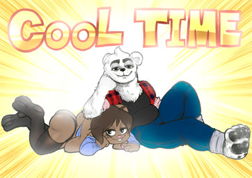 ambiguous_gender anthro duo male unknown_artist pop_team_epic marble_(marblebunny) bear lagomorph mammal polar_bear ursine absurd_res hi_res source_request
