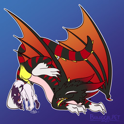 andromorph andromorph/male andromorph_penetrated animal_genitalia anthro anthro_on_feral anus back_spikes back_wings balls belly bestiality big_wings black_body blush blush_lines bodily_fluids butt cheek_spikes chin_spikes cum cum_drip cum_inflation cum_inside dragging dripping duo facial_spikes feral fingers fur genital_fluids genitals glistening glistening_eyes hair head_horn head_spikes horn inflation intersex intersex/male intersex_penetrated interspecies knot knot_dragging knot_hanging knot_root knot_tugging knotted_penis knotting leaking_cum looking_at_another looking_back looking_back_at_another looking_pleasured male male_penetrating male_penetrating_andromorph male_penetrating_intersex membrane_(anatomy) membranous_wings multicolored_horn nude nude_anthro open_mouth penetration penile penile_penetration penis plantigrade purple_hair raised_leg red_stripes sex simple_background slightly_chubby smile spiked_tail spikes spikes_(anatomy) straight_hair stripes stuck_knot tail teeth text thick_thighs tongue tongue_out tuft two_tone_horn white_body white_fur wing_spikes wings yellow_balls yellow_eyes yellow_sclera biological.pet conditional_dnp mythology thistle_(frootbytes) domestic_cat dragon felid feline felis mammal mythological_creature mythological_scalie scaled_dragon scalie winged_dragon 1:1 2025 absurd_res artist_name colored dated digital_drawing_(artwork) digital_media_(artwork) hi_res signature watermark nonbinary_(lore) trans_(lore) trans_woman_(lore)