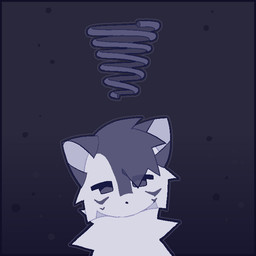 ambiguous_form ambiguous_gender fur grey_background grey_body grey_eyes grey_fur simple_background solo tired white_body white_fur vinqock jj_(vinqou) domestic_cat felid feline felis mammal 1:1 animated trans_(lore) trans_man_(lore)