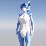 anthro blue_body blue_fur clean_diaper clothed clothing cont:warefaremachine diaper diaper_corset diapersuit female fur green_eyes hair light markings multicolored_diaper simple_background solo wearing_diaper what white_body white_fur why hodgepodgedl nintendo star_fox krystal_(star_fox) warfare_krystal canid canine fox mammal 1:1 2022 3d_(artwork) colored digital_media_(artwork) hi_res lighting