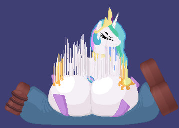 bed big_butt bouncing bouncing_on_another butt butt_crush crown duo eyes_closed female female/female feral furniture headgear horn huge_butt motion_lines rude_awakening sitting sitting_on_another slapstick smothering tongue tongue_out wings squashedflat friendship_is_magic hasbro my_little_pony mythology princess_celestia_(mlp) twilight_sparkle_(mlp) equid equine mammal mythological_creature mythological_equine unicorn winged_unicorn animated digital_media_(artwork) pixel_(artwork) pixel_animation