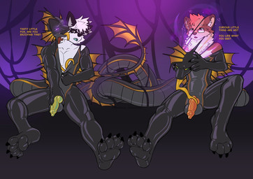 animal_genitalia animal_penis anthro biped black_body black_fur black_scales canine_genitalia canine_penis duo erection eyewear fur genitals glasses goo_transformation green_penis knot male muscular muscular_anthro muscular_male orange_body orange_fur orange_penis penis pink_eyes scales transformation wearing_glasses white_body white_fur yellow_eyes voidlexus mythology ailurid aquatic_dragon canid canine canis dragon mammal marine mythological_creature mythological_scalie red_panda scalie wolf 2025