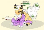 duo female female_penetrated feral feral_on_feral feral_penetrated feral_penetrating feral_penetrating_feral gameplay_mechanics gui health_bar male male/female male_penetrating male_penetrating_female penetration sex smile bloowolfy nintendo pokemon plasma_(plasma_dragoon) ampharos generation_2_pokemon generation_6_pokemon mega_ampharos mega_evolution pokemon_(species) shiny_pokemon 2024 hi_res