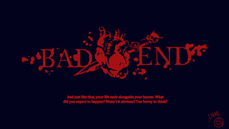 black_background game_over gameplay_mechanics heart_(organ) knife organs simple_background text zero_pictured krekk0v helltaker 16:9 english_text hi_res widescreen