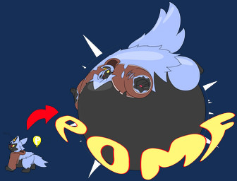 4_legs blue_body blue_fur blue_tail clothing fur glistening glistening_body hoodie immobile inflation motion_lines onomatopoeia power_balloon sequential_arrow simple_background sound_effects tail text topwear torn_clothing torn_hoodie transparent_background yellow_sclera bloatable mario_bros nintendo pokemon miles_(bloatable) generation_3_pokemon pokemon_(species) poochyena 2025 alpha_channel digital_drawing_(artwork) digital_media_(artwork) english_text hi_res sequence