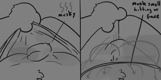 anthro balls belly_fur belly_tuft clothing first_person_view fur genitals looking_at_balls looking_at_genitalia looking_down looking_down_at_belly looking_down_at_genitalia looking_down_at_penis male musk musky_balls musky_penis penis solo tuft underwear lspagf 2:1 hi_res monochrome