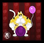 abs anthro balls big_balls big_muscles bulge clothing creepy_face creepy_smile demonic genitals huge_balls huge_muscles hyper hyper_balls hyper_genitalia male muscular muscular_male pecs scary smile solo underwear jdbo-arts f.u.n domestic_cat felid feline felis mammal unknown_species hi_res