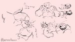 anthro anthro_on_anthro balls beard belly belly_expansion biceps big_penis bodily_fluids body_hair bulge chest_hair clothing cum dialogue duo expansion facial_hair genital_fluids genitals growth hairy huge_penis hyper hyper_genitalia hyper_penis hypnosis inflation male male/male mind_control musclegut muscular navel nipples obese overweight overweight_male pecs penile penis precum pubes size_difference text underwear weight_gain bernesealexxx mammal english_text hi_res sequence