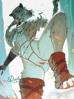anthro anus blood blue_eyes bodily_fluids butt claws clitoral_hood clitoris clothed clothing covered_breasts covered_nipples detailed_anus ear_piercing ear_ring fangs female fluffy fur genital_focus genitals gold_(metal) gold_jewelry jewelry markings partially_clothed paws piercing pink_anus pink_clitoris pink_nose pink_vulva pose presenting pupils ring_piercing sabertooth_(anatomy) short_tail slit_pupils solo spread_legs spreading striped_markings stripes tail tan_body tan_fur teeth vulva road~abelgeym blue_sky_studios ice_age_(series) shira_(ice_age) felid feline mammal prehistoric_species saber-toothed_tiger absurd_res hi_res pinup