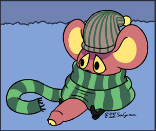 anthro big_penis biped boots chibi clothing footwear foreskin genitals green_scarf hat headgear headwear male penis scarf shoes sitting solo sen_grisane_(artist) undertale undertale_(series) scarf_mouse mammal mouse murid murine rodent 2025