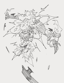 abdominal_bulge balls bestiality big_balls blush blush_lines broken_armor deep_penetration duo female female_penetrated feral feral_penetrating feral_penetrating_humanoid forced_spreading_legs genitals hair hands_behind_back horn huge_balls humanoid_on_feral humanoid_penetrated large_penetration larger_penetrated larger_sub levitation looking_pleasured machine magic_hands magic_user male male/female male_dominating_female male_penetrating male_penetrating_female penetration penile penile_penetration penis_in_vagina ponytail quadruped rough_sex segmented_arms segmented_legs sex size_difference small_but_hung smaller_feral smaller_male submissive suspended_sex tail thick_tail vaginal vaginal_penetration seb_mujinn mythology mujinn dragon humanoid mythological_creature mythological_scalie robot robot_humanoid scalie 2024 hi_res monochrome