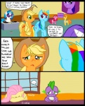 2012 applejack_(mlp) blonde_hair blue_body blue_feathers blue_fur clothed clothing comic cowboy_hat cutie_mark dialogue digital_media_(artwork) dragon earth_pony english_text equid equine eyewear feathered_wings feathers female feral fluttershy_(mlp) freckles friendship_is_magic fur green_eyes grief group hair happy hasbro hat headgear headwear horn horse inside male mammal metal_(artist) mr._cake_(mlp) multicolored_hair my_little_pony mythological_creature mythological_equine mythological_scalie mythology orange_body orange_fur pegasus pink_body pink_fur pink_hair pinkamena_(mlp) pinkie_pie_(mlp) pony purple_body purple_fur purple_hair rainbow_dash_(mlp) rainbow_hair sad scalie smile spike_(mlp) text twilight_sparkle_(mlp) two_tone_hair unicorn vinyl_scratch_(mlp) white_body white_fur window wings yellow_body yellow_feathers yellow_fur